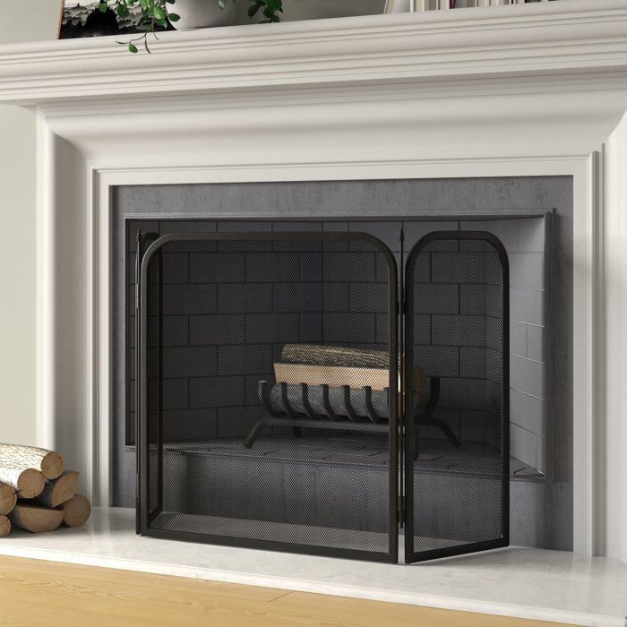 Belfry Heating Kamingitter mit 3 Paneelen aus Stahl & Bewertungen